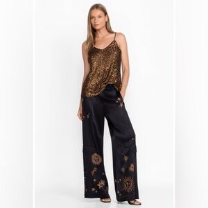 NWT Johnny Was Estrella Wide Leg Cargo Pants